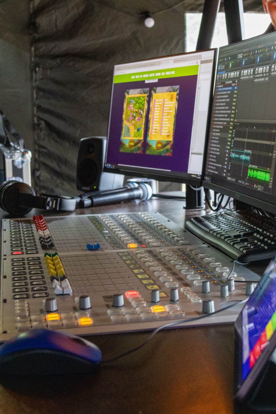 DHD mengtafel met professionele playout voor bedrijfsradio