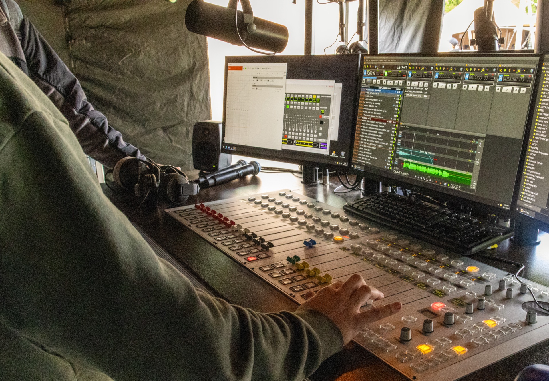 Regie en playout achter de mengtafel
